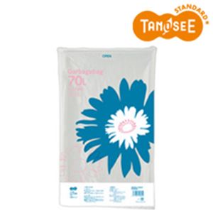 (まとめ)TANOSEE ゴミ袋 乳白半透明 70L 20枚入×20パック 商品写真