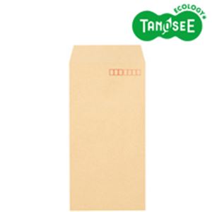 (まとめ)TANOSEE クラフト封筒 テープ付 70g 長3 〒枠あり 1000枚入×3パック 商品写真