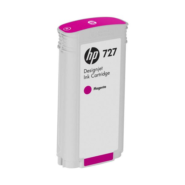 （まとめ） HP727 インクカートリッジ 染料マゼンタ 130ml B3P20A 1個 【×3セット】