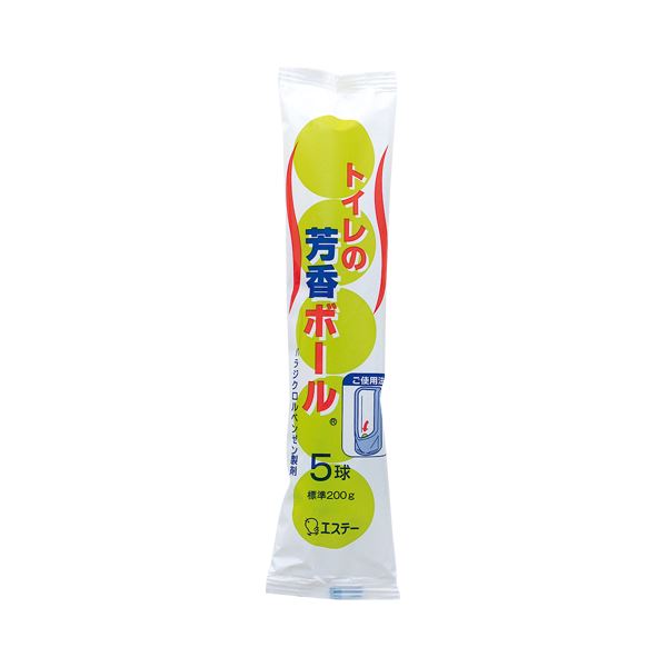 (まとめ) エステー 消臭・芳香剤 トイレの芳香ボール 40g/個 1パック(5個) 【×20セット】