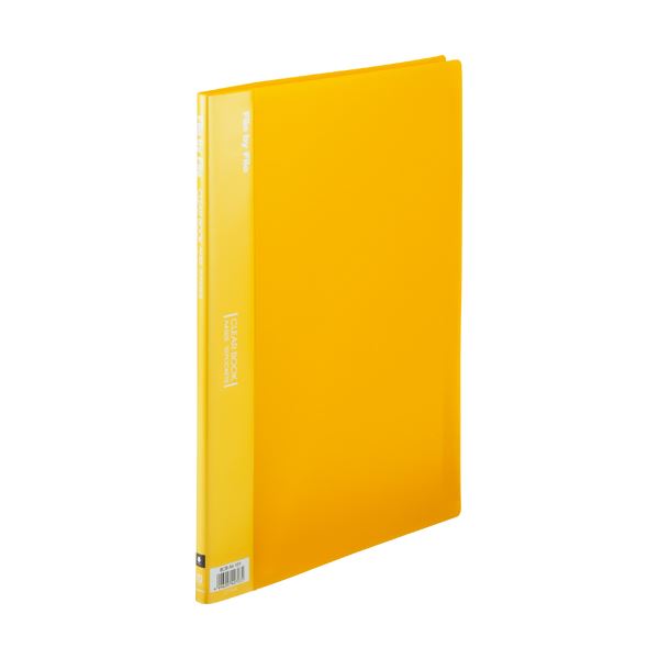 (まとめ) ビュートン クリヤーブック(クリアブック) A4タテ 10ポケット 背幅9mm イエロー BCB-A4-10Y 1冊 【×30セット】