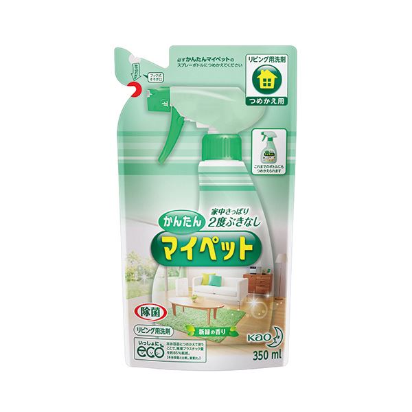 （まとめ） 花王 かんたんマイペット つめかえ用 350ml 1本 【×20セット】