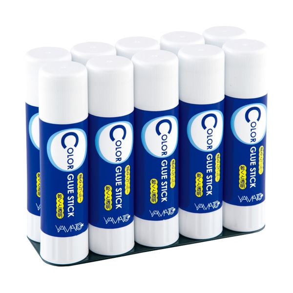 （まとめ） ヤマト カラーグルースティックCGシリーズ お徳用パック 約40g CG-35-10S 1パック（10本） 【×3セット】