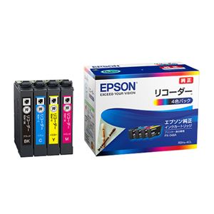エプソン インクカートリッジ リコーダー4色パック RDH-4CL 1箱(4個:各色1個) - 拡大画像