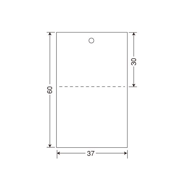 サトー タグ 標準 1号 プロパー60×37 544103451 1箱(20000枚:2000枚×10巻)