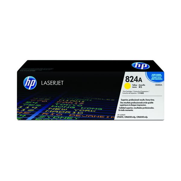 HP プリントカートリッジ イエローCB382A 1個