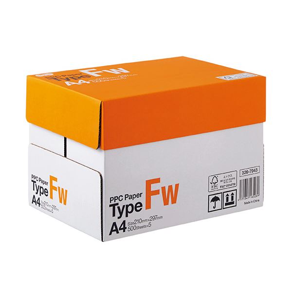 （まとめ）TANOSEE PPC PaperType FW A4 PPCFW-A4-5 1箱(2500枚:500枚×5冊) 【×3セット】