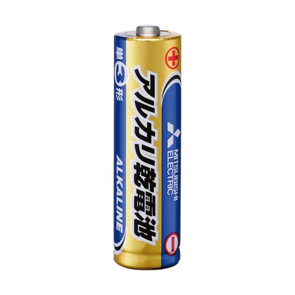 （まとめ）三菱電機 アルカリ乾電池 単3形LR6N/4S 1セット(40本:4本×10パック)【×3セット】