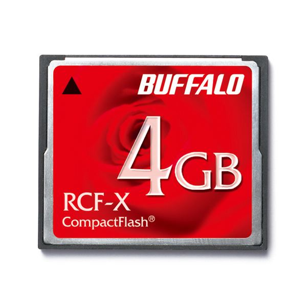 バッファロー コンパクトフラッシュ4GB RCF-X4G 1枚