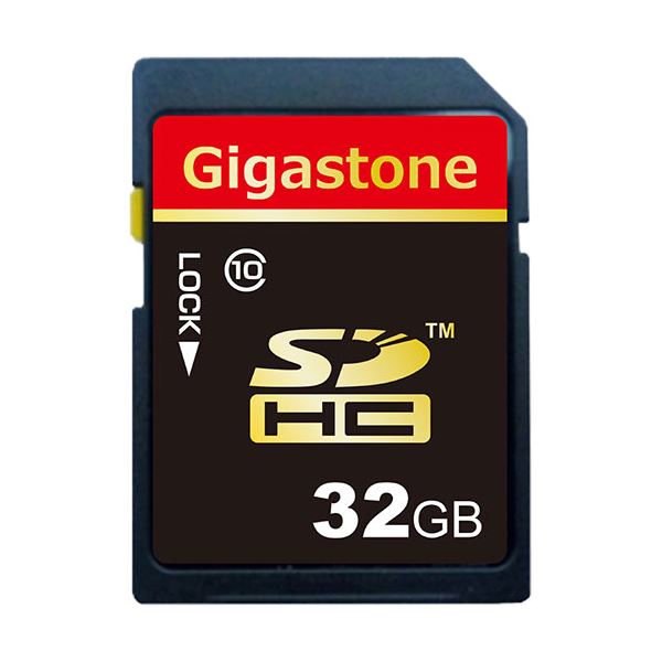 （まとめ）Gigastone SDHCカード32GB class10 GJS10/32G 1枚【×2セット】