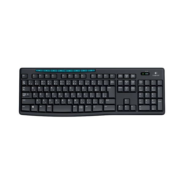 （まとめ）ロジクール ワイヤレスキーボードK275 ブラック K275 1台【×2セット】