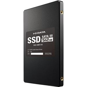 アイオーデータ Serial ATAIII対応 内蔵2.5インチSSD 512GB SSD-3SB512G 1台