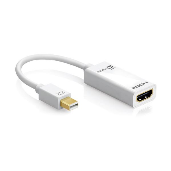 （まとめ）j5 Create MiniDisplayPort 4K HDMI アダプター JDA159 1個【×2セット】