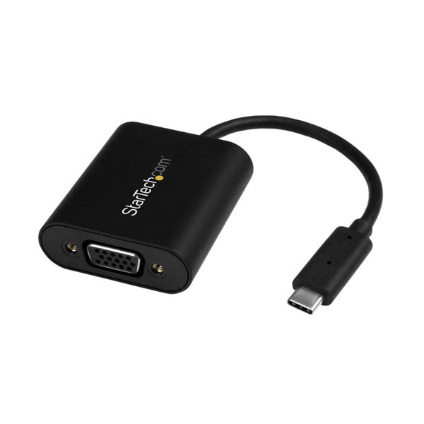 StarTechUSB-C-VGA変換アダプタ プレゼンテーション・モード切替スイッチ CDP2VGASA 1個