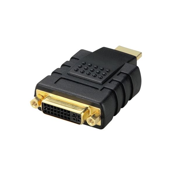 （まとめ）エレコム DVI HDMI変換アダプタ(DVI-D24pin)メス-HDMIオス AD-DTH 1個【×2セット】