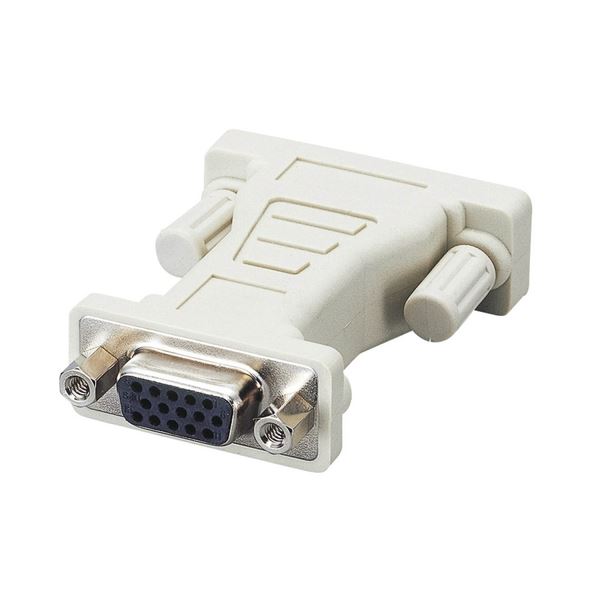 （まとめ）エレコム DVI-I変換アダプタ(ミニD-Sub15pin)メス-(DVI-I29pin)オス AD-D15FTDVM 1個【×3セット】