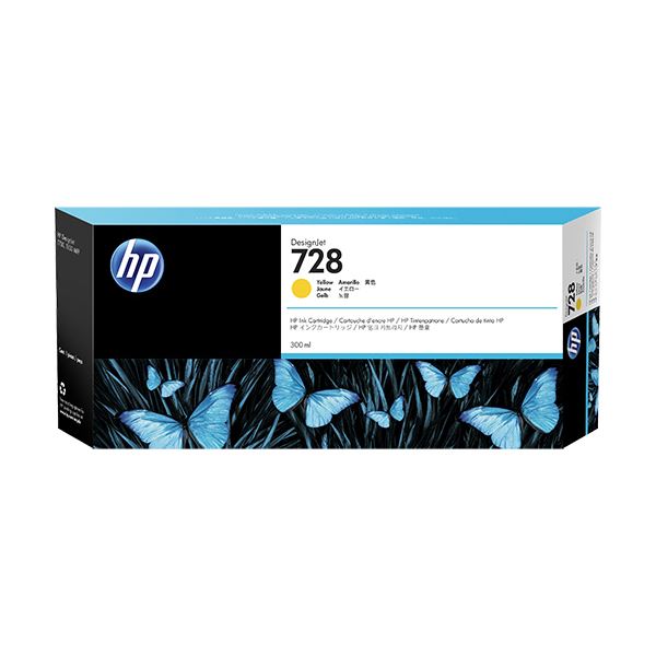 HP HP728 インクカートリッジイエロー 300ml F9K15A 1個