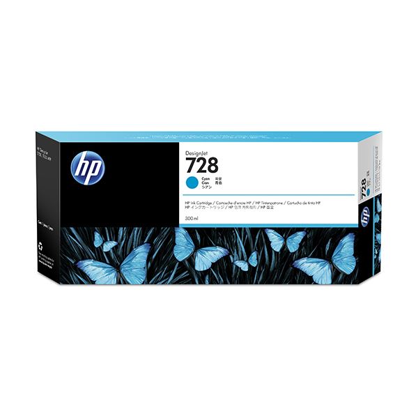 HP HP728 インクカートリッジシアン 300ml F9K17A 1個