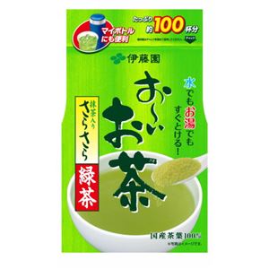 伊藤園 おーいお茶 さらさら抹茶入り緑茶80g/パック 1セット（6パック） - 拡大画像