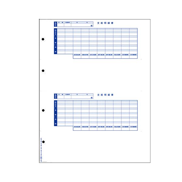 オービック 単票封筒用支給明細書B4タテ 6202 1箱（300枚）