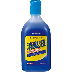 パナソニック エイジフリーポータブルトイレ用消臭液 青色タイプ 400ml/本 VALTBN5B 1セット(12本)