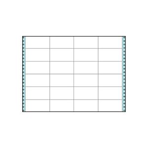 コクヨ 連続伝票用紙（タックフォーム）横15×縦11インチ（381.0×279.4mm）24片 ECL-745 1箱（50シート）