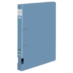 コクヨ DリングファイルS型再生PP表紙 A4タテ 2穴 200枚収容 背幅34mm 青 フ-FD420NB 1セット（10冊）