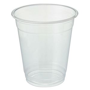 TANOSEE リサイクルPETカップ（広口）420ml（14オンス）1セット（1000個：50個×20パック） - 拡大画像