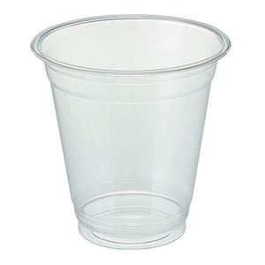 TANOSEE リサイクルPETカップ（広口）370ml（12オンス）1セット（1000個：50個×20パック） - 拡大画像