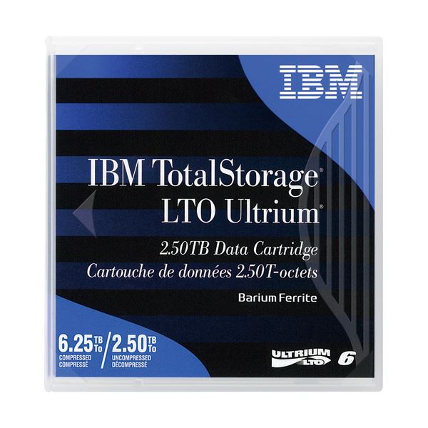 IBM LTO Ultrium6データカートリッジ 2.5TB/6.25TB 00V7590 1セット（5巻）