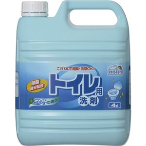 ミツエイ スマイルチョイス トイレ用洗剤業務用 4L 1セット（3本）