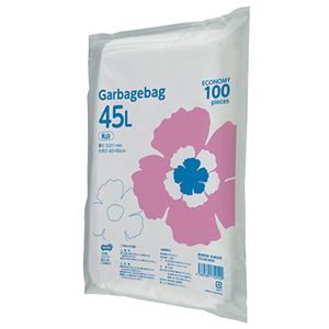 TANOSEE ゴミ袋エコノミー乳白半透明 45L 1セット（1000枚：100枚×10パック）