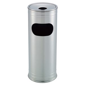 テラモト ステンレス屑入れ付き灰皿J902H SU-237-812-0 1台