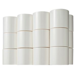 TANOSEE トイレットペーパー（パルプ100%）フィルム個包装 シングル 芯なし 250m 1ケース（24ロール）