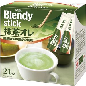（まとめ）味の素AGF ブレンディ スティック抹茶オレ 10g 1セット（63本：2 1本×3箱）【×2セット】 - 拡大画像
