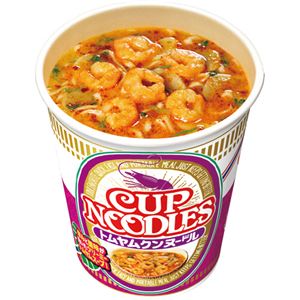 (まとめ)日清食品 カップ ヌードルトムヤムクンヌードル 75g 1ケース(12食)【×2セット】