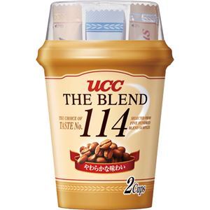 （まとめ）UCC カップ コーヒー ザ・ブレンド114 1ケース（60カップ ：2カップ ×30個）【×2セット】 - 拡大画像