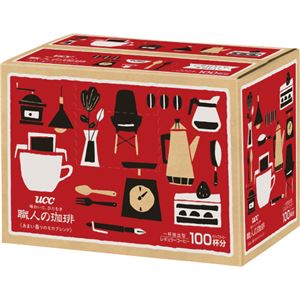 （まとめ）UCC 職人の珈琲 ドリップコーヒーあまい香りのモカブレンド 7g 1箱（100袋）【×2セット】 - 拡大画像