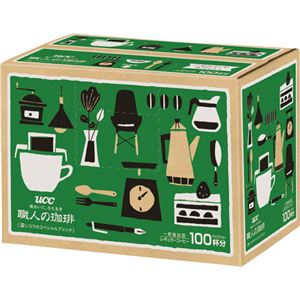 （まとめ）UCC 職人の珈琲 ドリップコーヒー深いコクのスペシャルブレンド 7g 1箱（100袋）【×2セット】 - 拡大画像