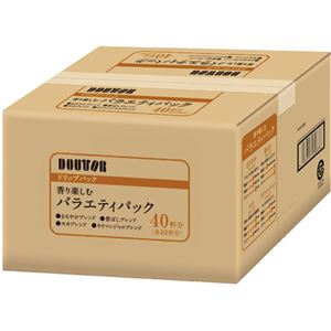 （まとめ）ドトールコーヒー ドリップパック香り楽しむバラエティパック 7g 1セット（80袋：40袋×2箱）【×2セット】 - 拡大画像
