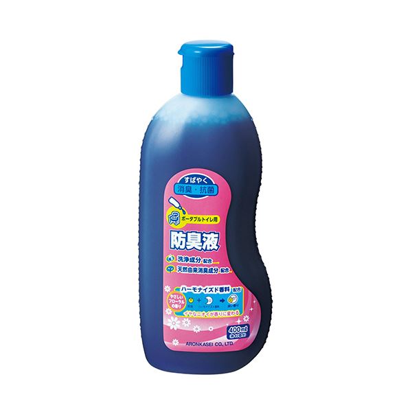 （まとめ）アロン化成 ポータブルトイレ用防臭液400ml 533-204 1本【×5セット】