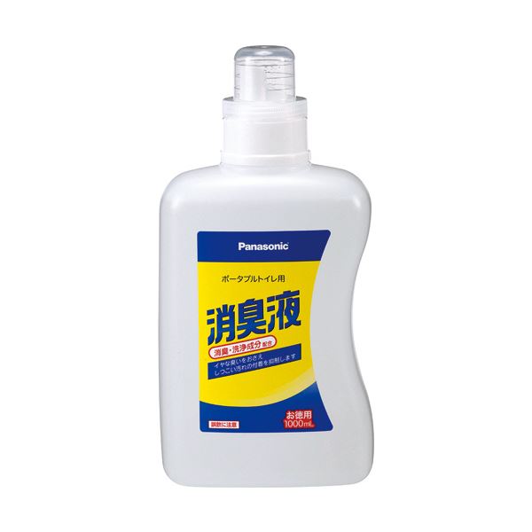 （まとめ）パナソニック エイジフリーポータブルトイレ用消臭液 無色タイプ 1000ml VALTBL1LM 1本【×5セット】