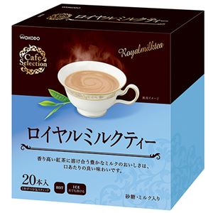 （まとめ）アサヒグループ食品 WAKODOロイヤルミルクティー スティックタイプ 12g 1箱（20本）【×5セット】 - 拡大画像