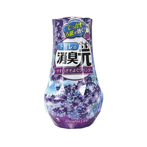 （まとめ）小林製薬 トイレの消臭元やすらぎそよぐラベンダー 400ml 1セット（5個）【×5セット】