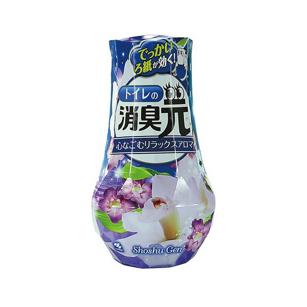 （まとめ）小林製薬 トイレの消臭元心なごむリラックスアロマ 400ml 1セット（5個）【×5セット】