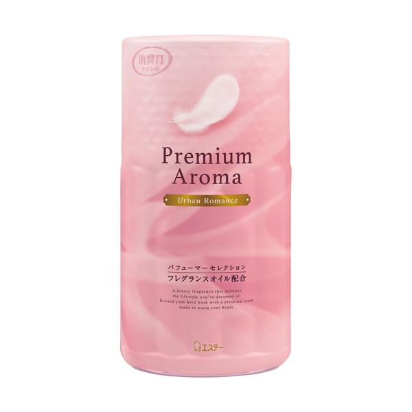 （まとめ）エステー トイレの消臭力 PremiumAroma アーバンロマンス 400ml 1セット（3個）【×5セット】