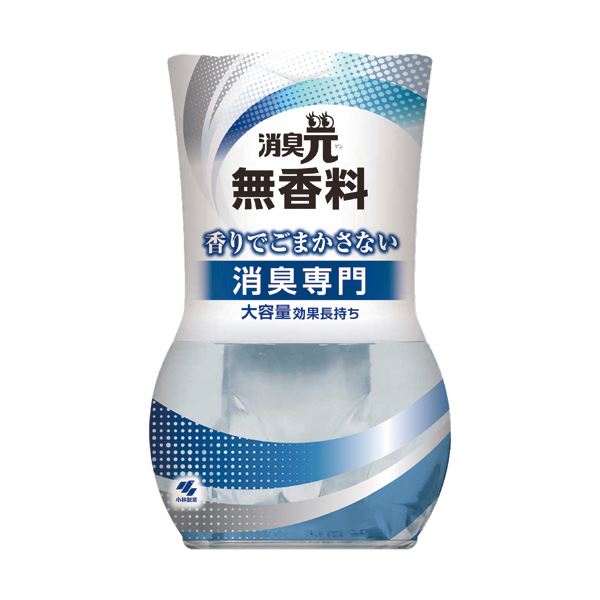 （まとめ）小林製薬 お部屋の消臭元 無香料 400ml 1セット（3個）【×5セット】