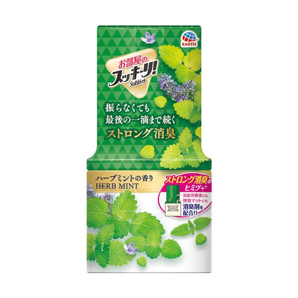 （まとめ）アース製薬 お部屋のスッキーリ！ハーブミント 400ml 1セット（3個）【×5セット】