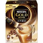 （まとめ）ネスレ ネスカフェ ゴールドブレンドコーヒーミックス コク深め 6.6g 1箱（28本）【×10セット】