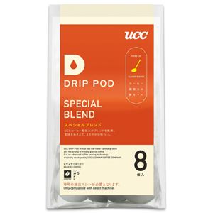 （まとめ）UCC DRIPPOD（ドリップポッド）鑑定士の誇り スペシャルブレンド 7.5g/個 1パック（8個）【×10セット】 - 拡大画像